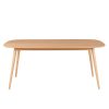 Meubles Fabrique De Styles Table De Salle A Manger | Table A Manger En Chene Clair 180X90Cm - Caly