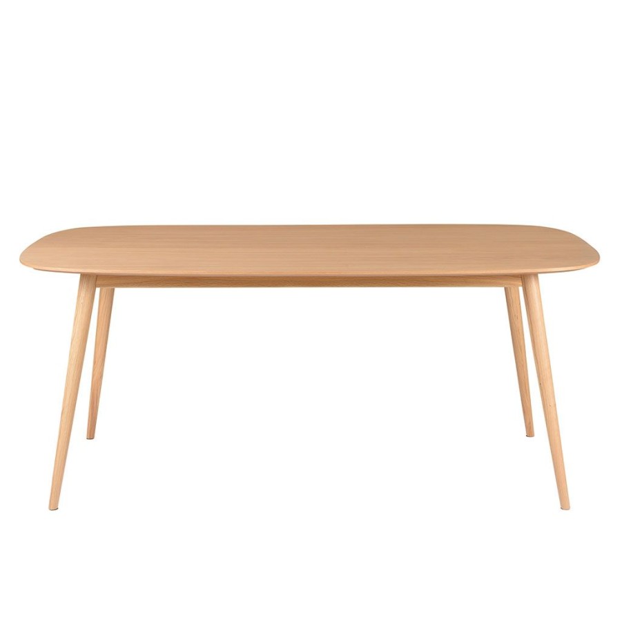 Meubles Fabrique De Styles Table De Salle A Manger | Table A Manger En Chene Clair 180X90Cm - Caly