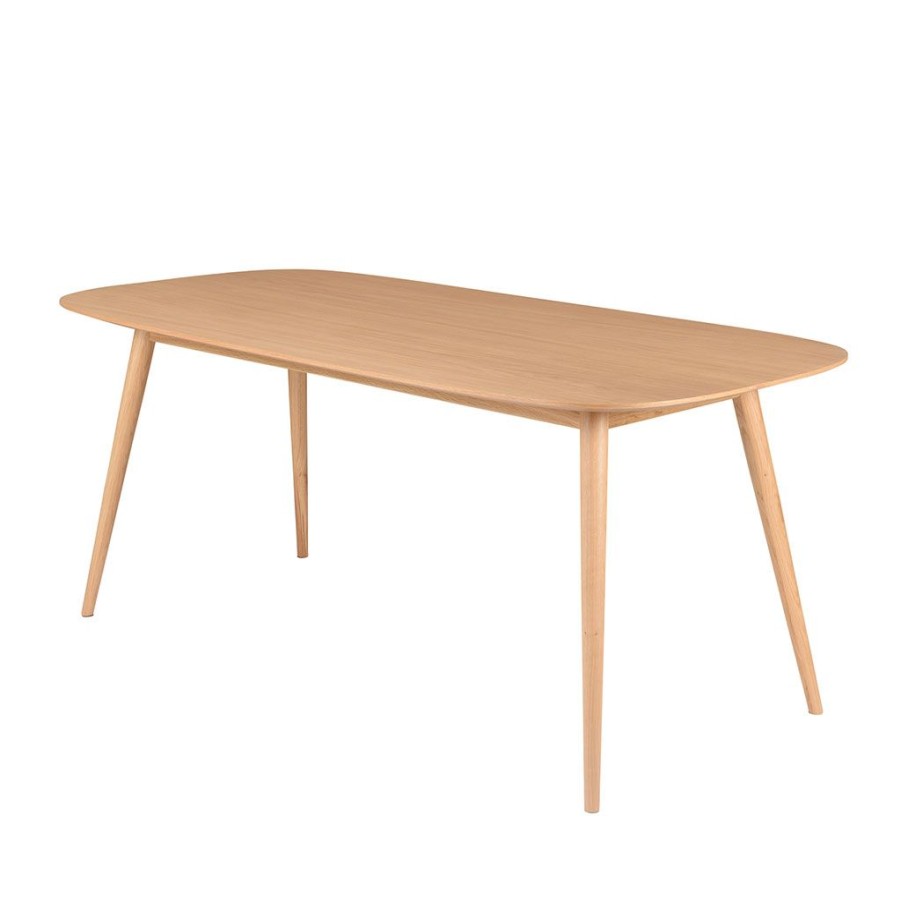 Meubles Fabrique De Styles Table De Salle A Manger | Table A Manger En Chene Clair 180X90Cm - Caly