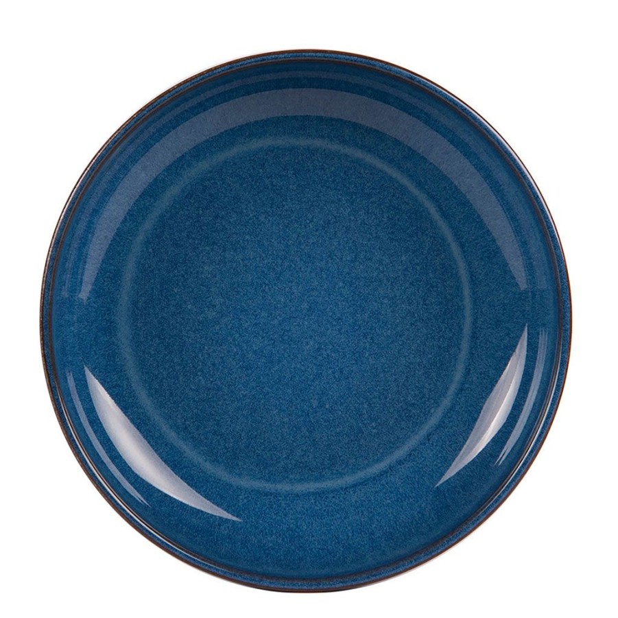 Arts De La Table Fabrique De Styles Assiettes | Assiette Calotte En Gres Cobalt D22Cm - Uno