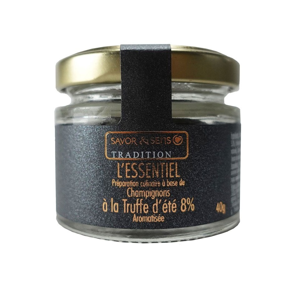 Epicerie Fabrique De Styles Conserverie | Preparation Culinaire A Base De Champignons A La Truffe D'Ete Aromatisee 40G