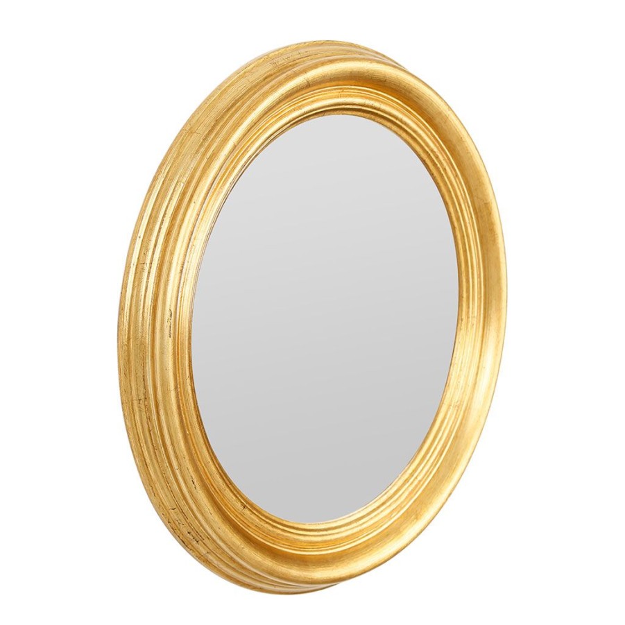 Deco Fabrique De Styles | Miroir Rond Dored46Cm -Drachma