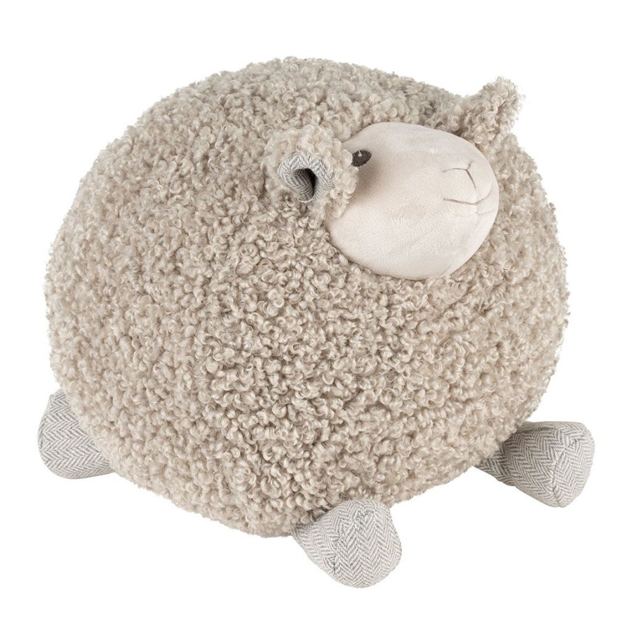 Deco Fabrique De Styles Petits Objets Deco | Deco Mouton Shaggy Gris H30Cm