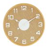 Deco Fabrique De Styles Horloges | Horloge En Bambou Naturel Et Blanc D60Cm - Ladret