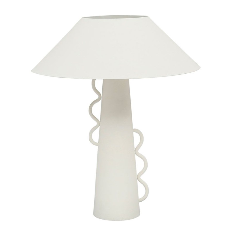 Luminaires Fabrique De Styles | Lampe En Fer Ecru D38Xh47Cm - Ardecor