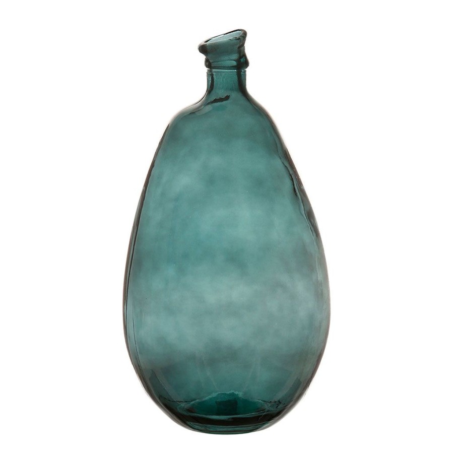 Deco Fabrique De Styles Vases Et Soliflores | Vase Colibri Emeraude D26Xh47Cm Verre Recycle