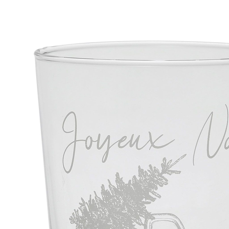 Arts De La Table Fabrique De Styles Verres A Eau Et Gobelets | Gobelet En Verre Joyeux Noel 35.5Cl - Bodega