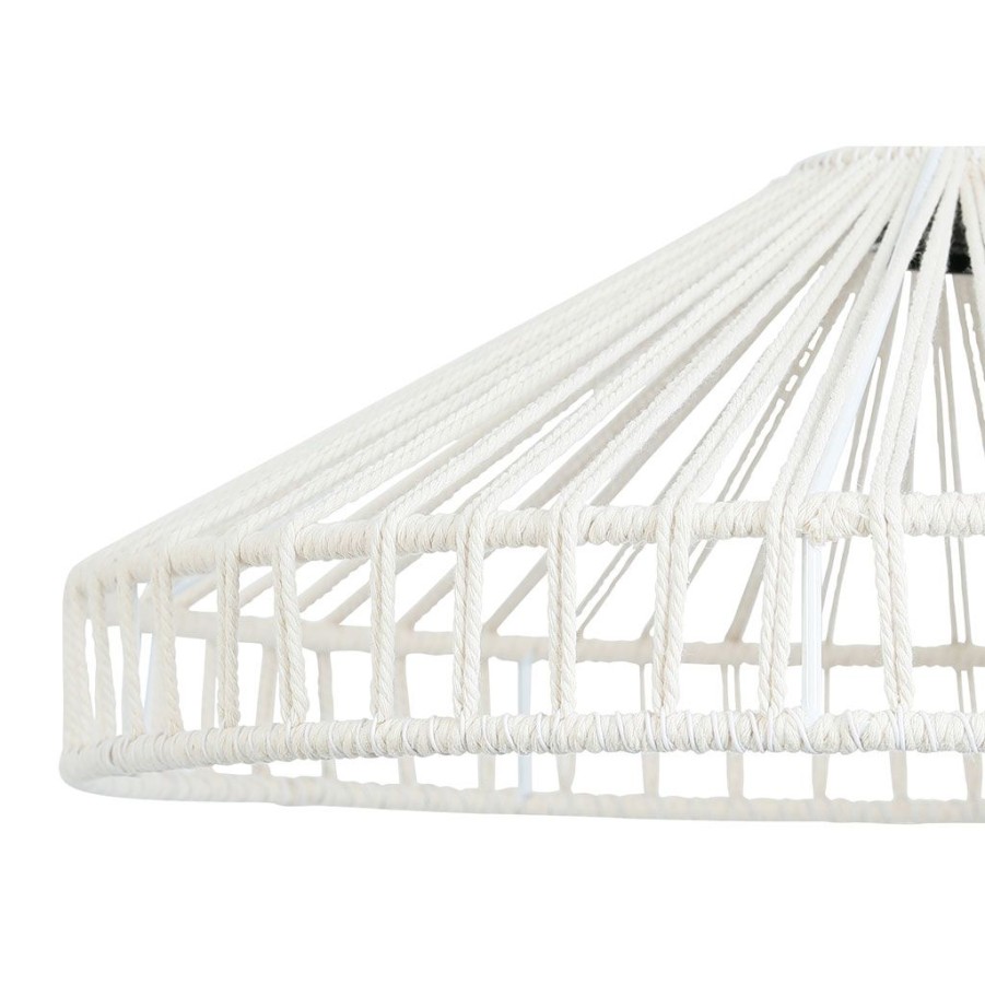 Luminaires Fabrique De Styles | Suspension En Corde De Coton D45Cm Creme