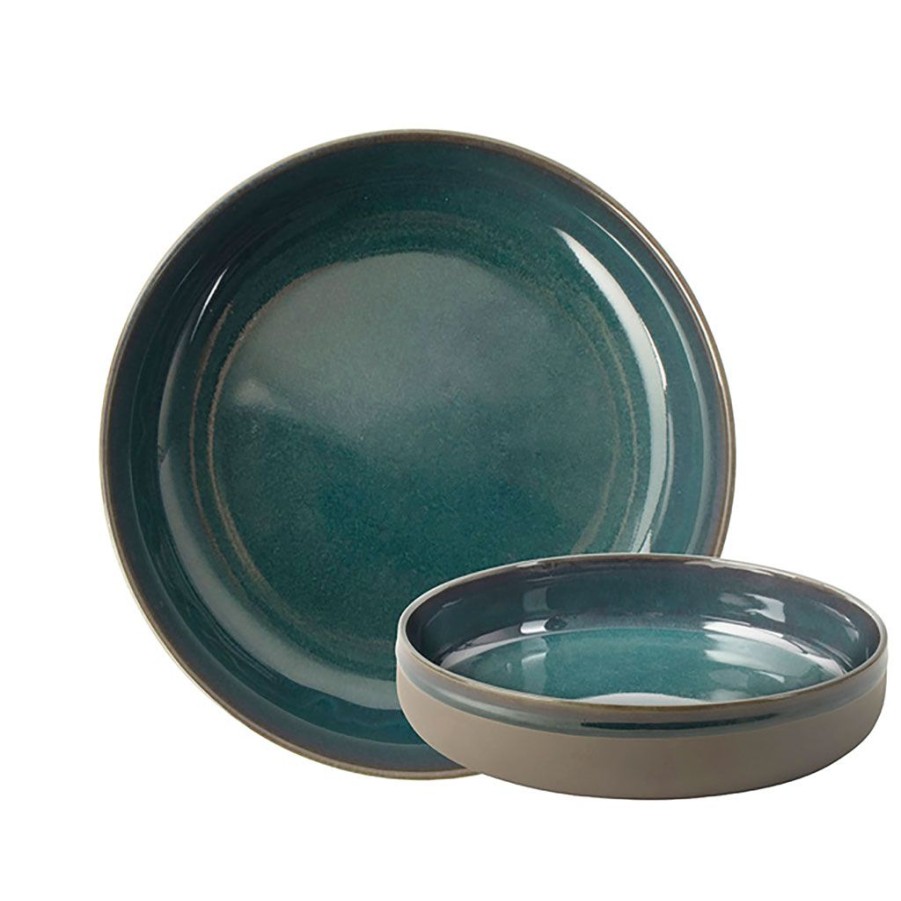 Arts De La Table Fabrique De Styles Assiettes | Assiette Creuse Tt Azur Bleu D19Xh4Cm