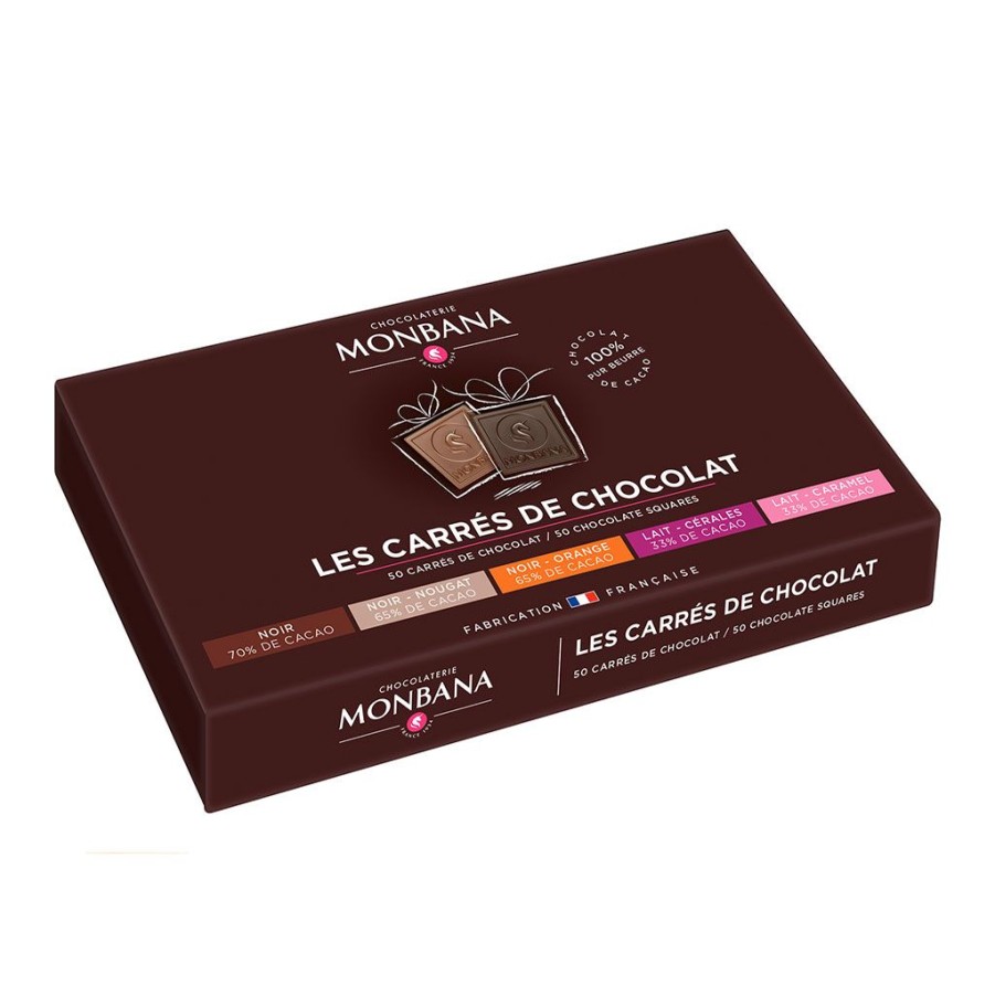 Epicerie Fabrique De Styles Chocolats Et Confiseries | Coffret De 50 Carres Classiques