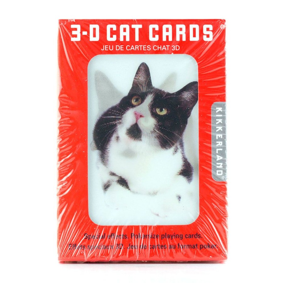 Accessoires Et Loisirs Fabrique De Styles | Cartes A Jouer Chats 3D