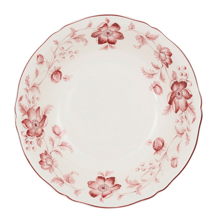 Arts De La Table Fabrique De Styles Plats Et Saladiers | Saladier En Faience Rouge D23Cm - Margaux