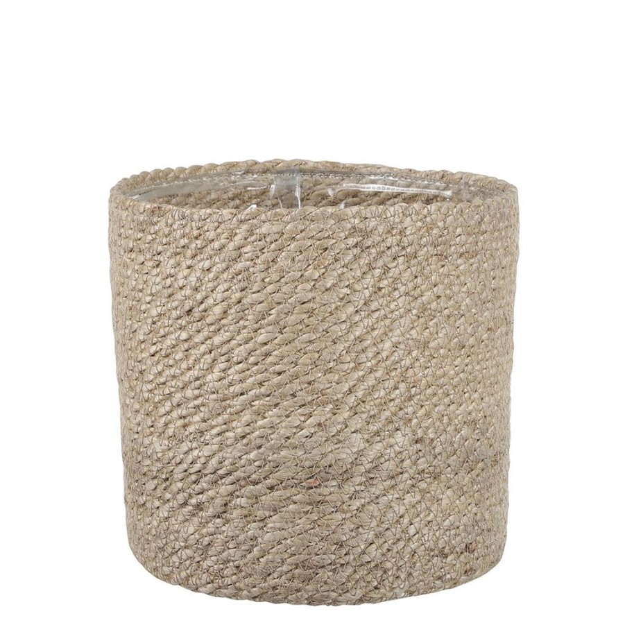 Deco Fabrique De Styles Cache&Pots Et Supports | Cache-Pot Creme H20Cm - Atlantic