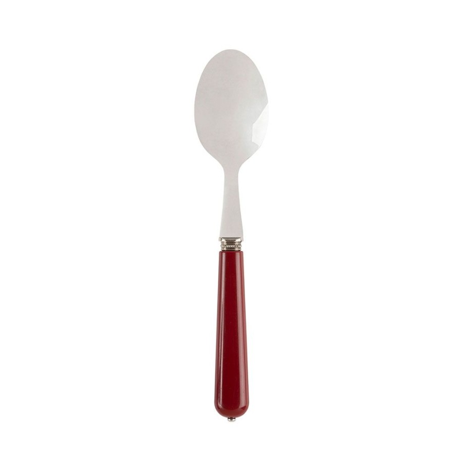 Arts De La Table Fabrique De Styles Couverts | Cuillere Lucie Rouge En Inox