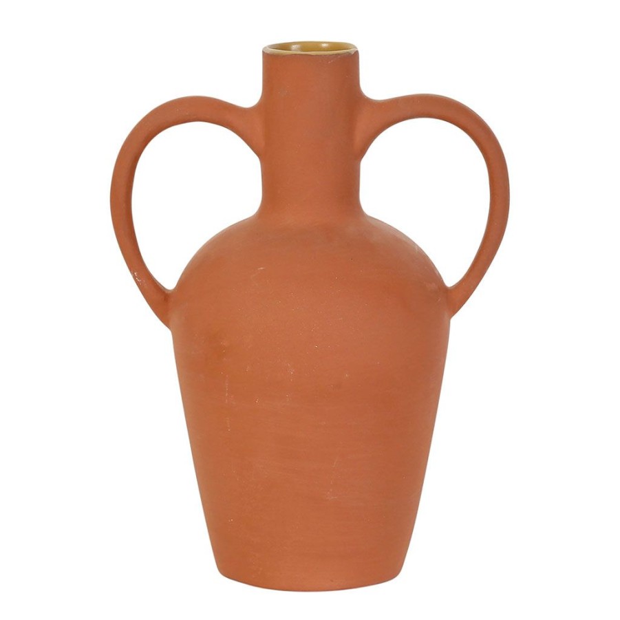 Deco Fabrique De Styles Vases Et Soliflores | Vase Solae Terracotta D16Xh20Cm Terre Cuite