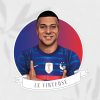 Deco Fabrique De Styles Deco A Suspendre Et Adhesive | Sticker Le Virtuose - Kylian Mbappe