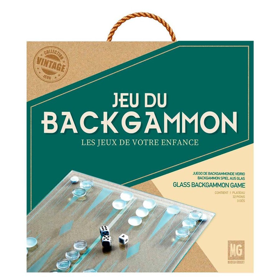 Accessoires Et Loisirs Fabrique De Styles | Jeu De Backgammon En Verre 28X28Cm