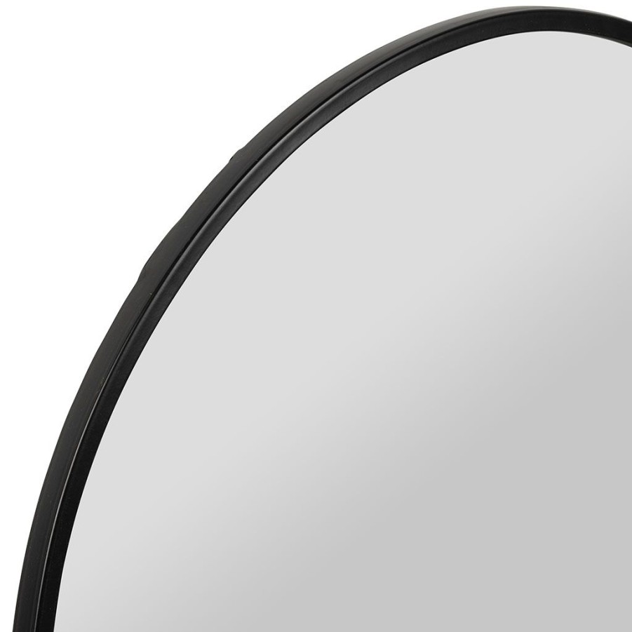 Deco Fabrique De Styles | Miroir En Fer Noir 61Xh91.5Cm - Badria