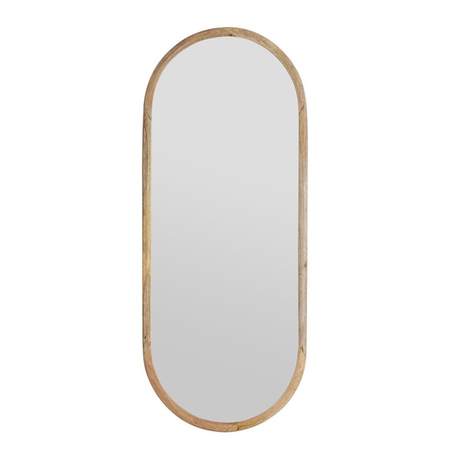 Deco Fabrique De Styles | Miroir Ovale En Manguier 49X119.5Cm - Hervea