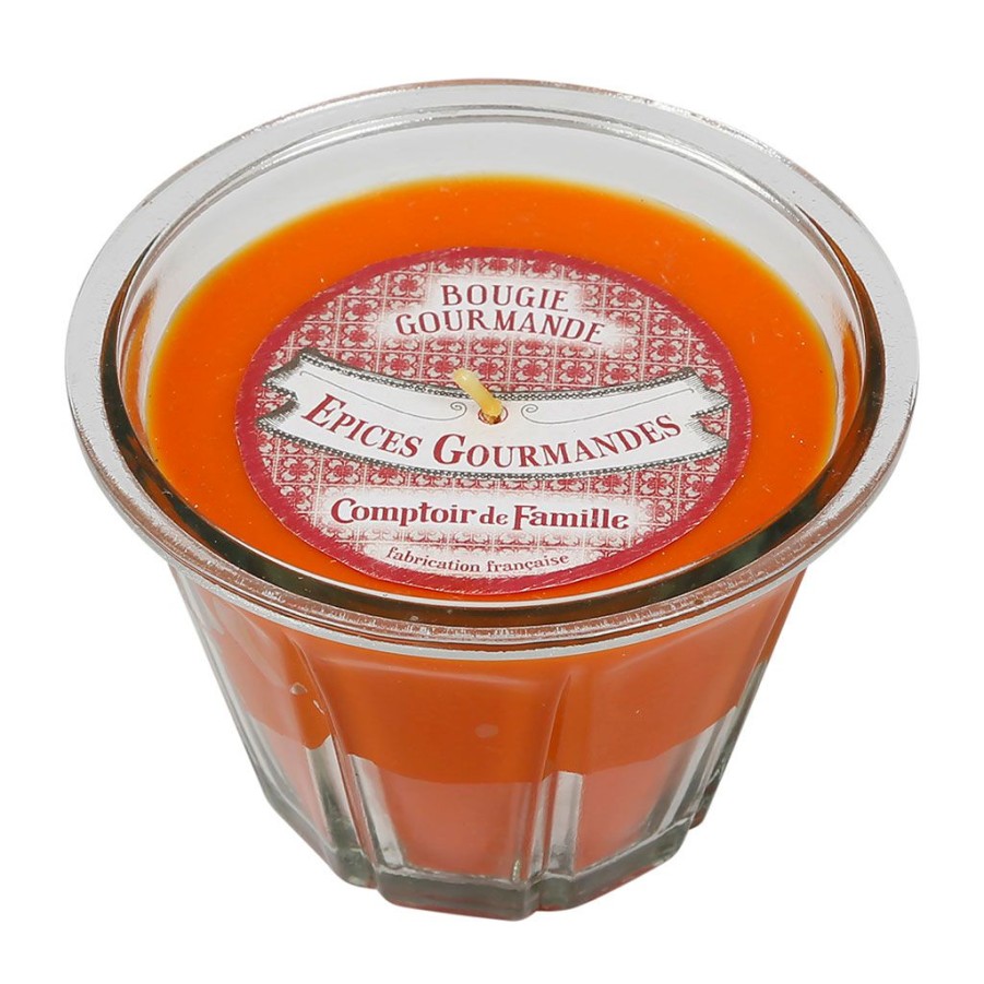 Bougies Et Senteurs Fabrique De Styles Bougies Parfumees | Bougie Epices Gourmandes Bougie Gourmand Orange 220G +/- 45H