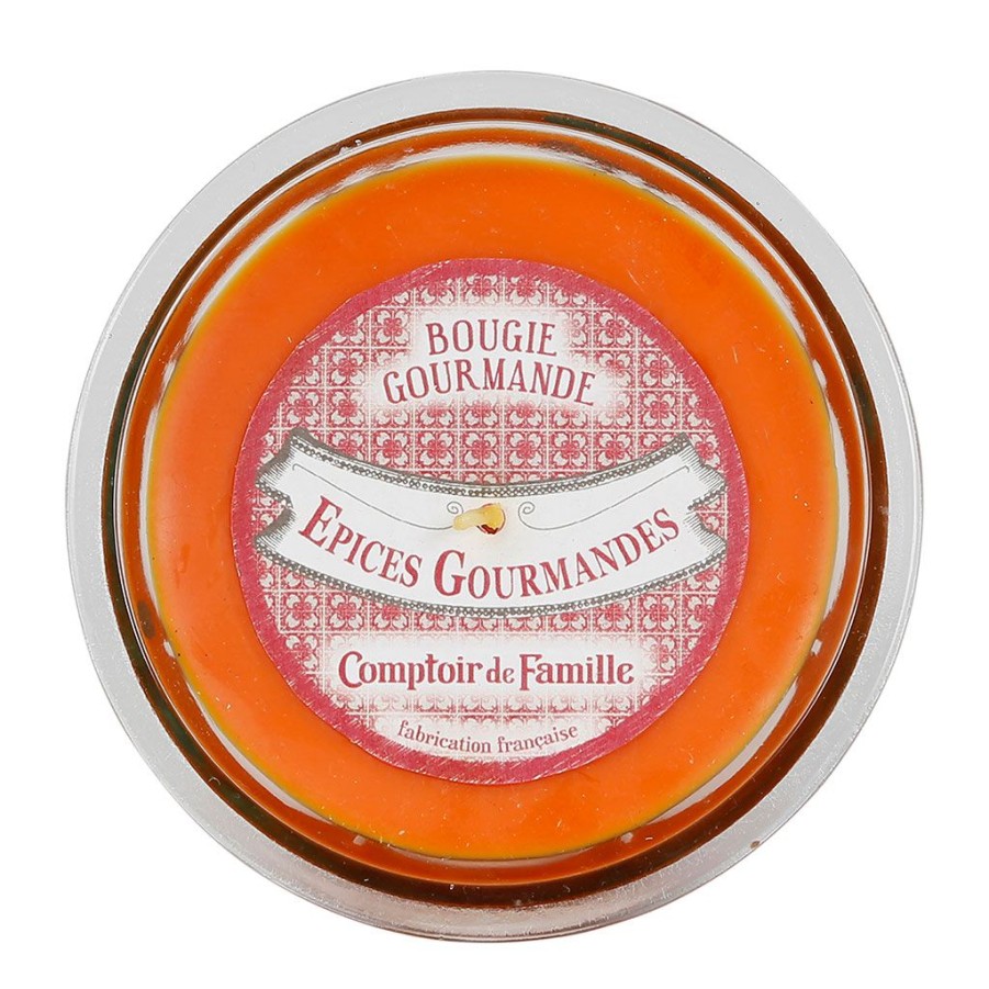 Bougies Et Senteurs Fabrique De Styles Bougies Parfumees | Bougie Epices Gourmandes Bougie Gourmand Orange 220G +/- 45H