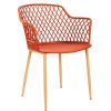 Jardin Fabrique De Styles Chaises&Fauteuils | Fauteuil De Jardin Terracotta En Plastique Malaga