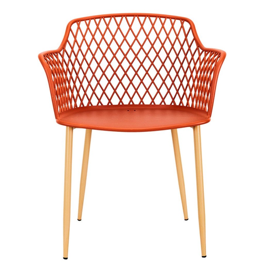 Jardin Fabrique De Styles Chaises&Fauteuils | Fauteuil De Jardin Terracotta En Plastique Malaga