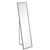 Deco Fabrique De Styles | Miroir Noir Aluminium-Cristal Decoration 35X2.50X151Cm