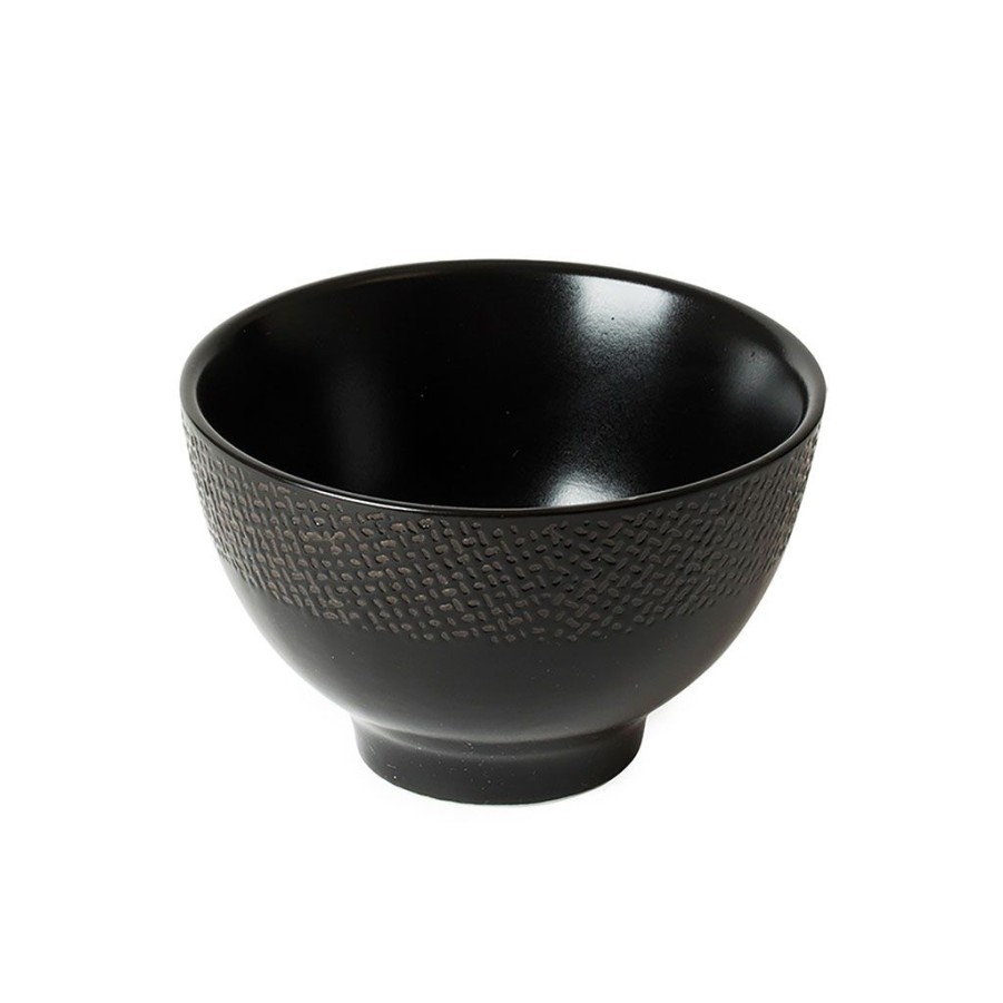 Arts De La Table Fabrique De Styles Bols Et Coupelles | Mini Bol En Gres Noir D9.5Cm - Vesuvio