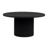 Meubles Fabrique De Styles Table Basses | Table Basse Ronde En Fer Noir D79Xh40Cm - Organic